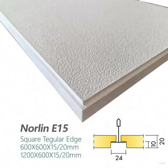 Acoustic High-Density Fiberglass Ceiling Tiles for Decor